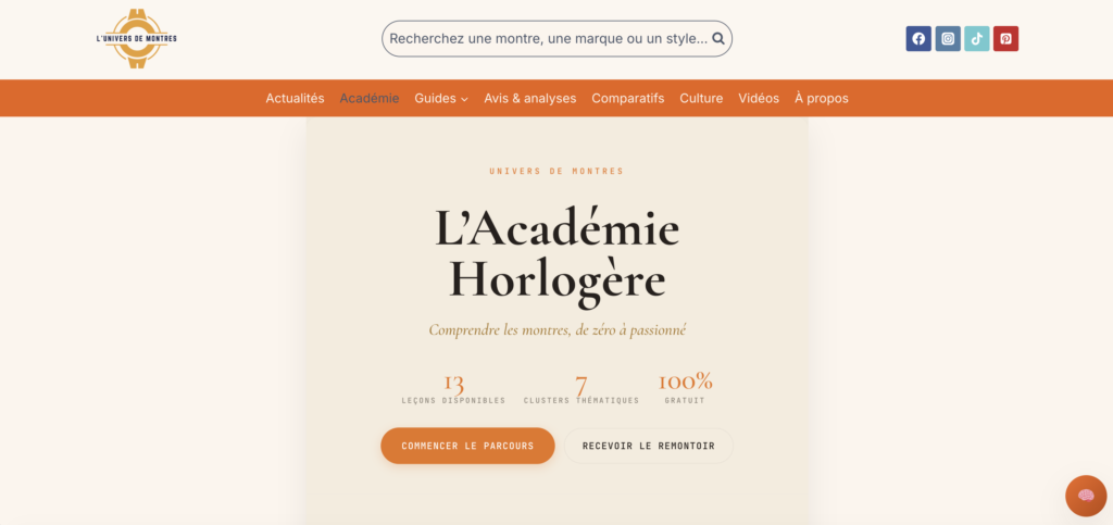 academie horlogere