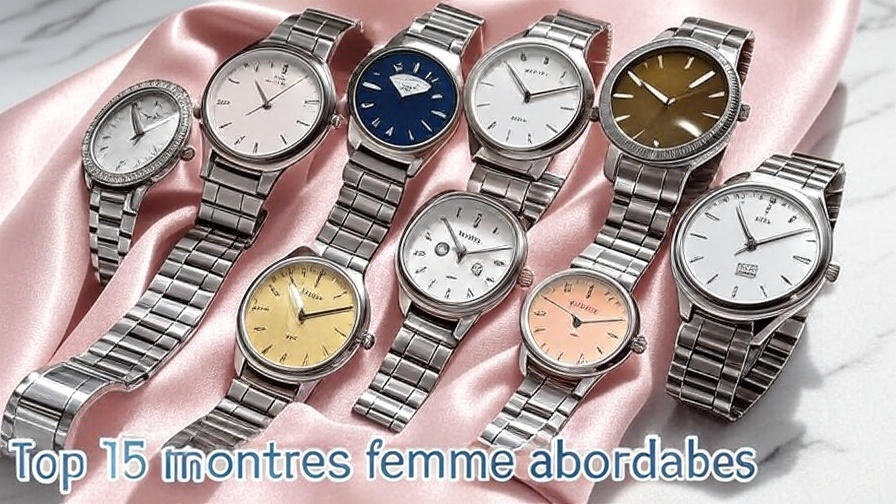 Montre acier femme abordable top 15 modèles au meilleur rapport qualité-prix