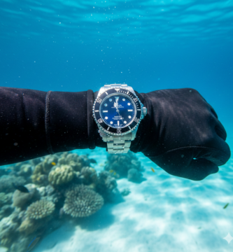 Montre en acier pour plongé